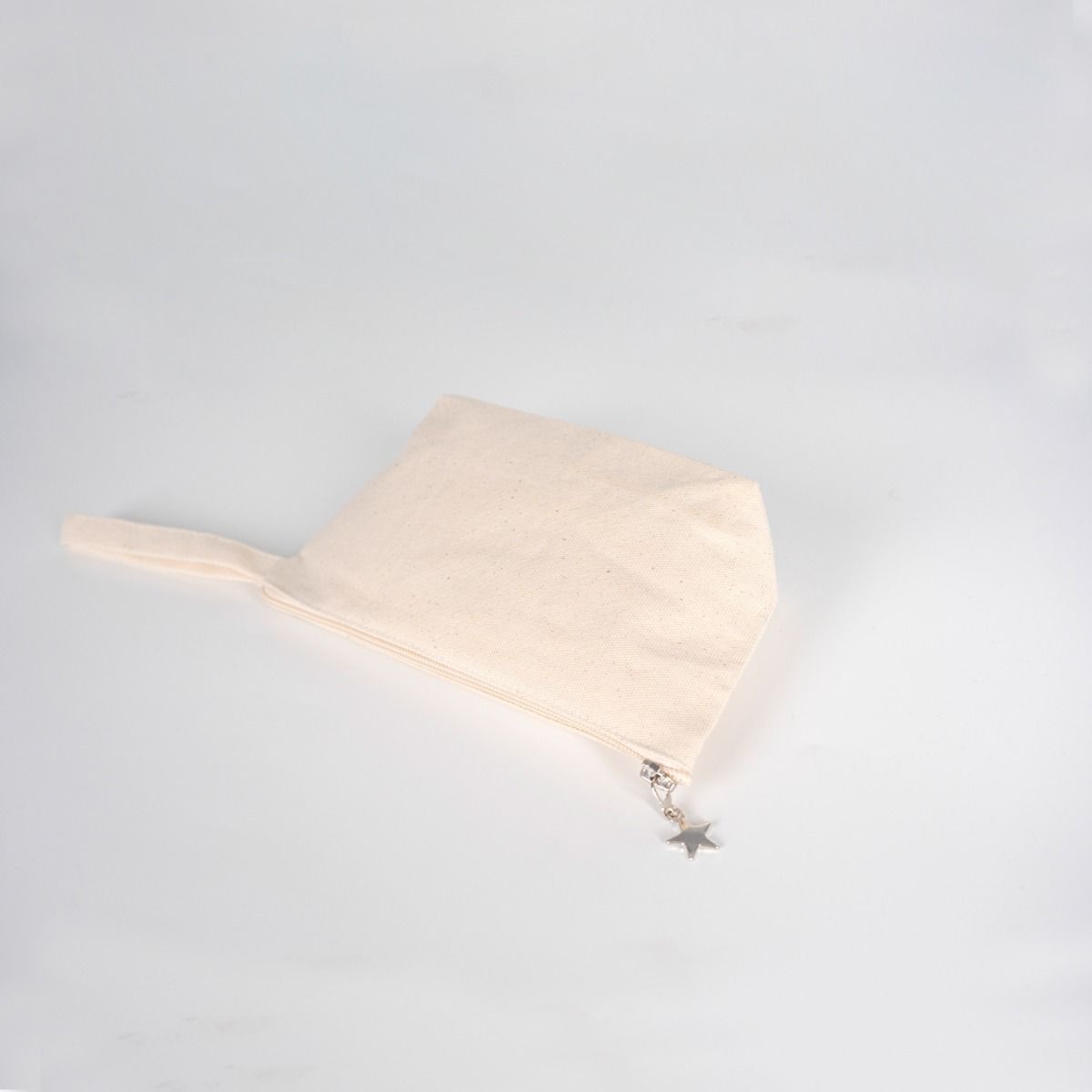 30x18x7 cm Ham Renk Kanvas Kalemlik Körüklü - 23 Nisan Hediyesi (Okul-Sınıf Baskılı)