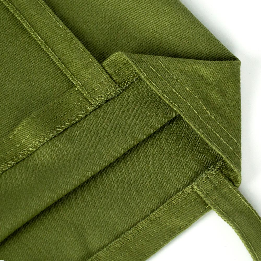 7-7 Gabardin 340 gr 35x40 cm Bez Çanta - Yeşil