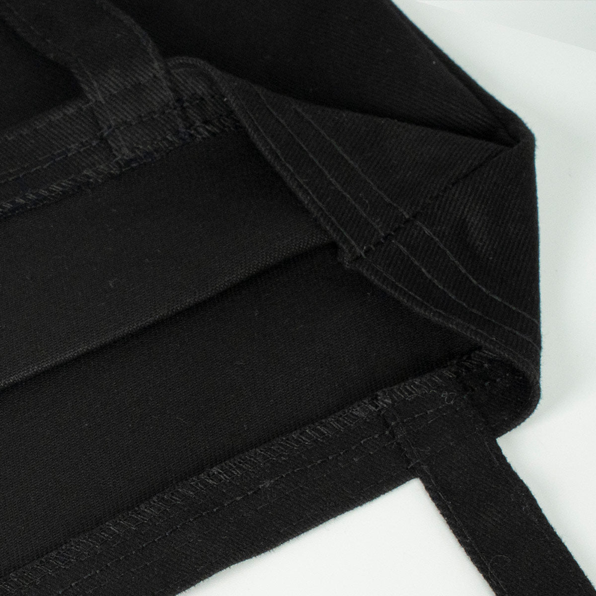 7/7 Gabardin Bez Çanta - Siyah - 35x40 cm