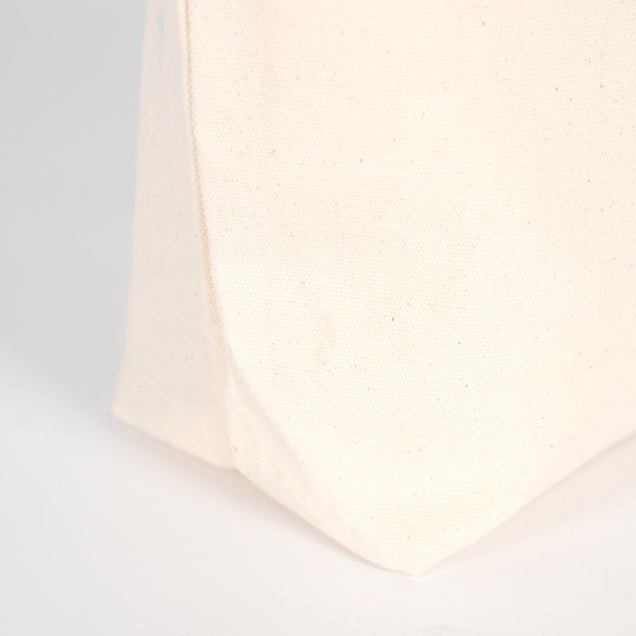 Kanvas Bez Çanta - Geniş Hacim - Örgü Kulp - İç Cepli 35x40x10 cm