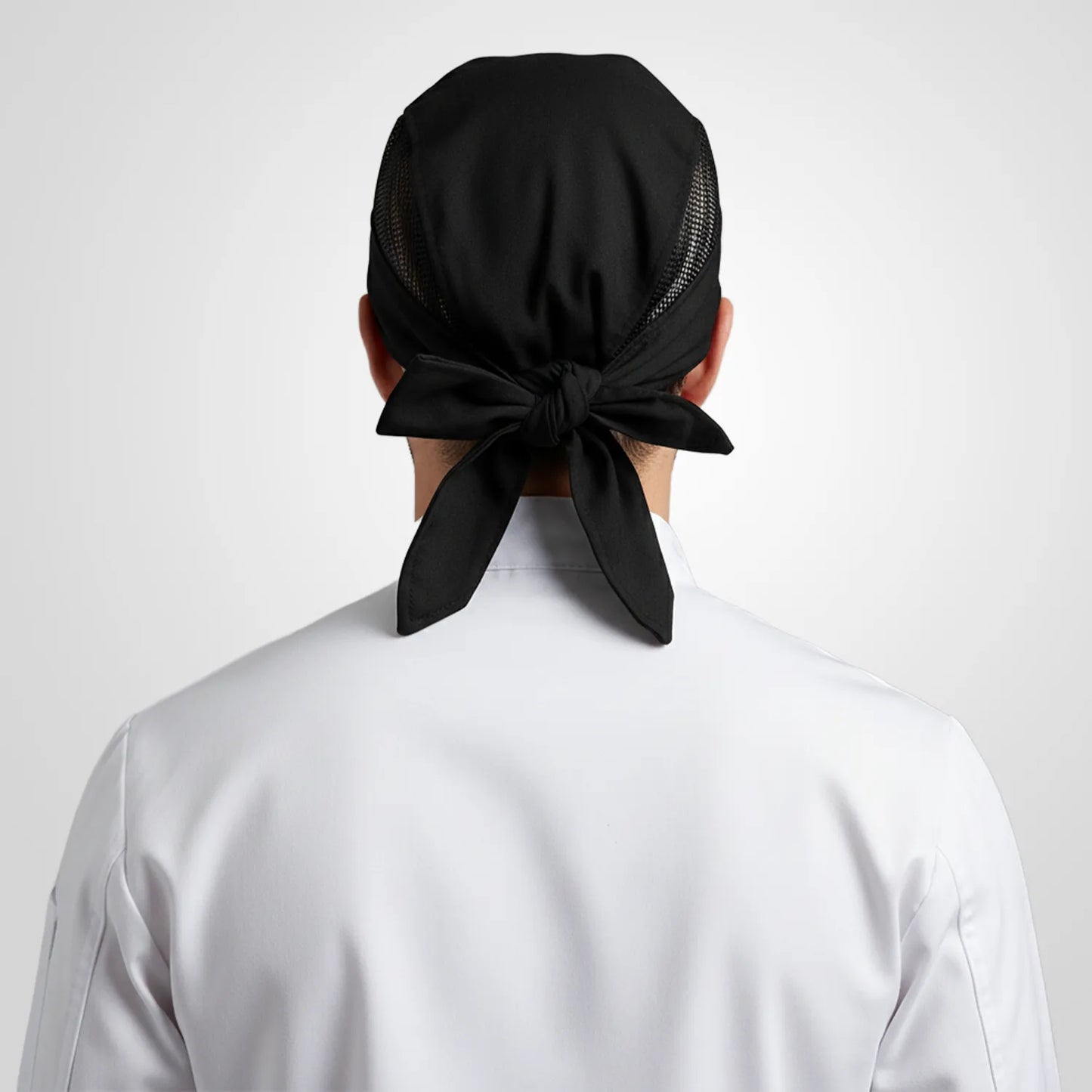 Premium Unisex Fileli Siyah Aşçı Bonesi