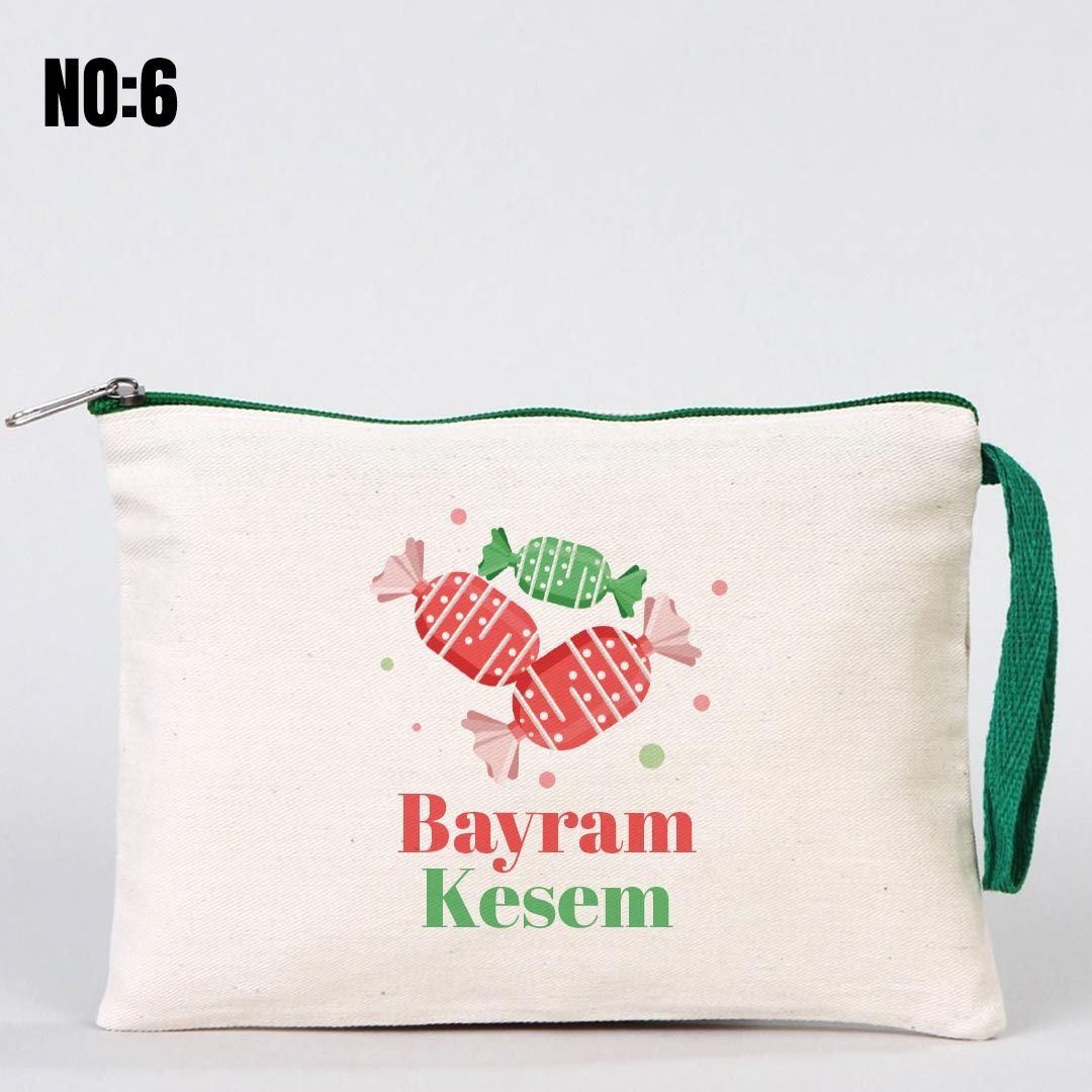 Bayram Harçlığı Cüzdanım, Renkli Fermuar - 21x15 cm