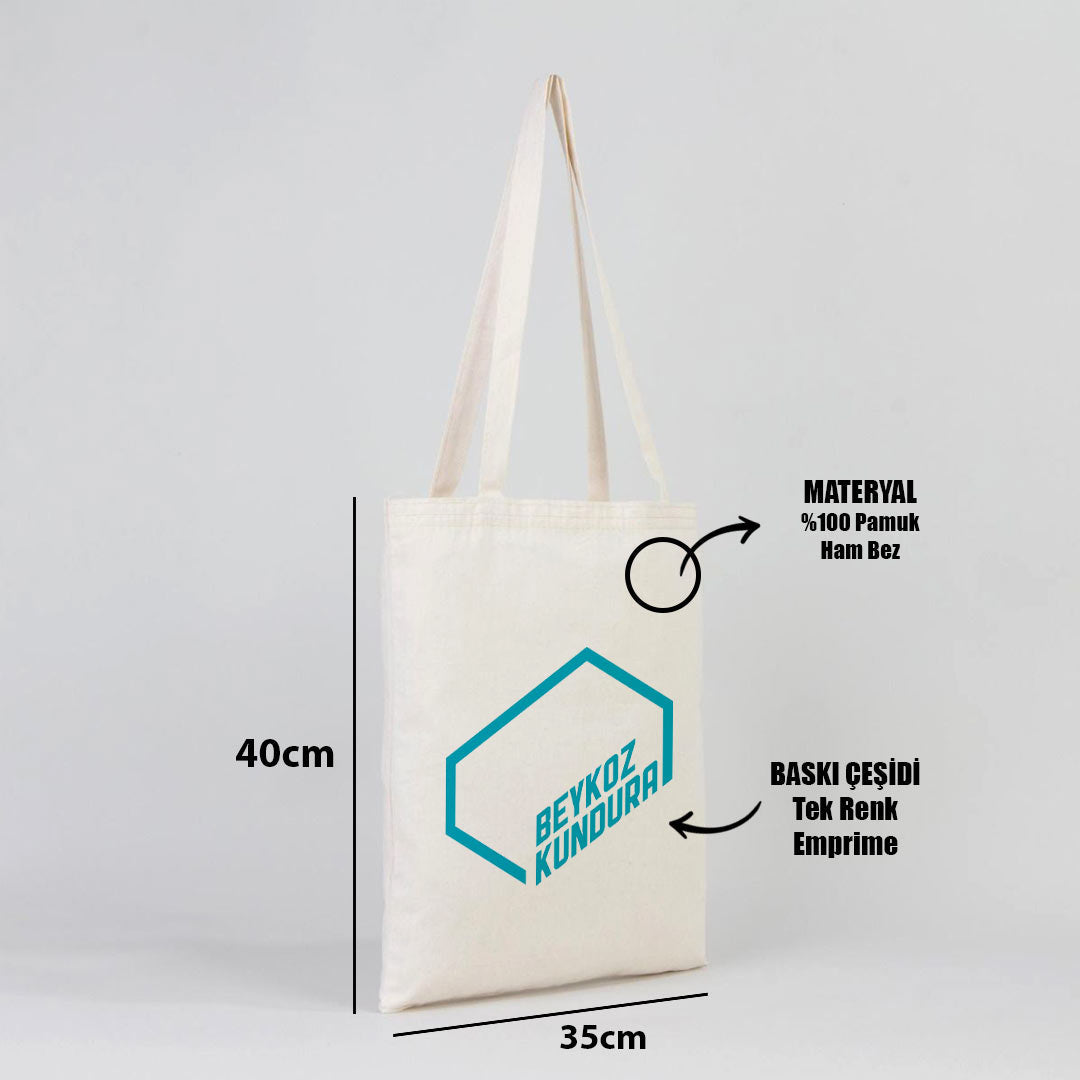 Bez çanta Promosyon Çanta 35x40 cm Beykoz Kundura