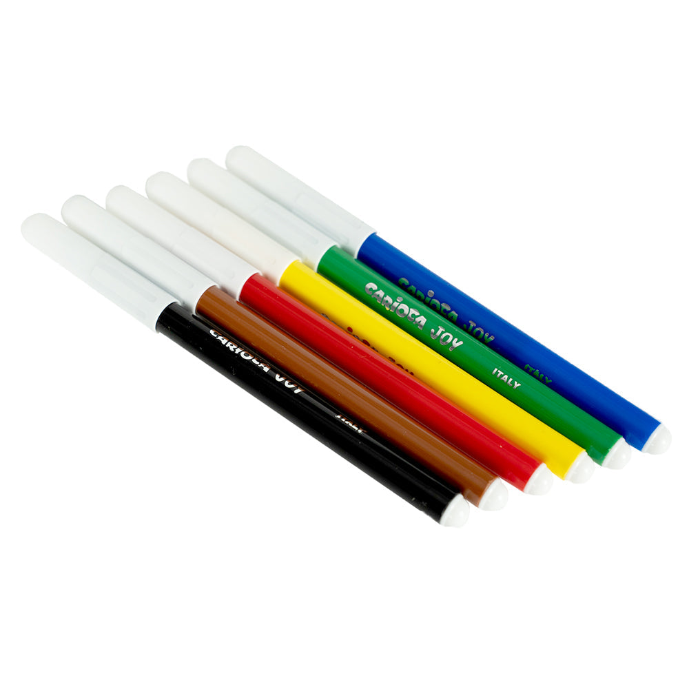 Carioca JOY Keçeli Kalem 6'lı - Yıka Tekrar Boya