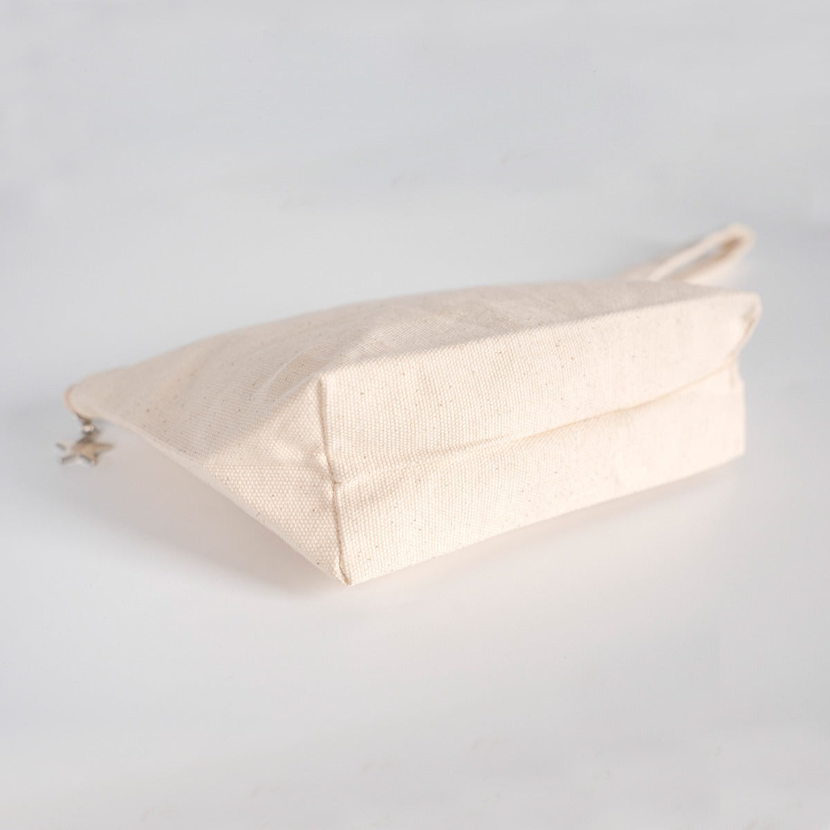 Kadınlar Günü Hediyesi - Logo Baskılı Kanvas Clutch - Körüklü 30x18x7 cm