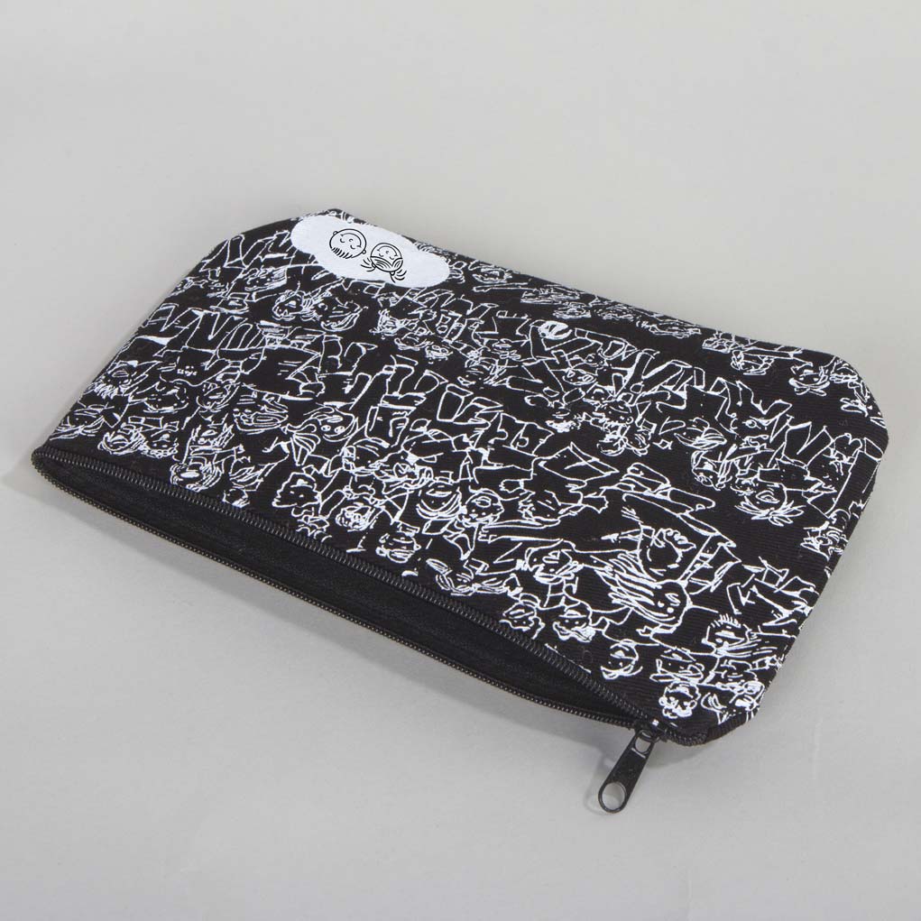 Siyah Kalemlik 19x10x4cm Baskılı - Okul