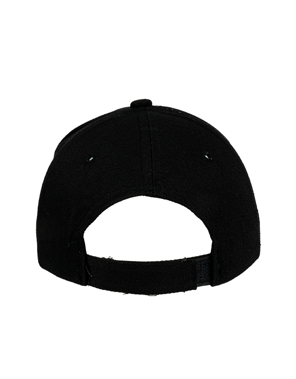 Premium Gabardin Şapka - Siyah (Özelleştirilebilir)