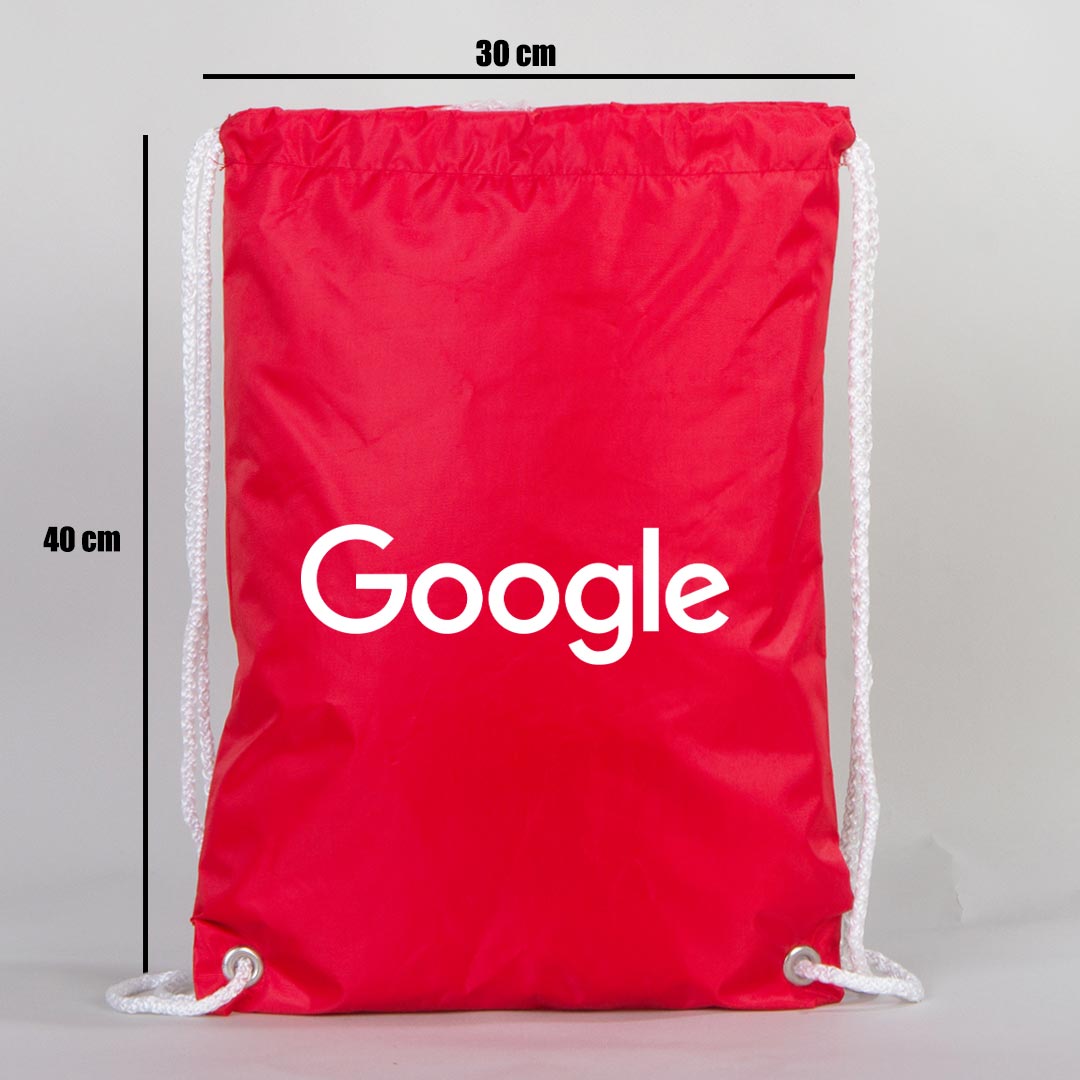 Imperteks Promosyon Kırmızı Büzgülü Sırt Çantası - Google