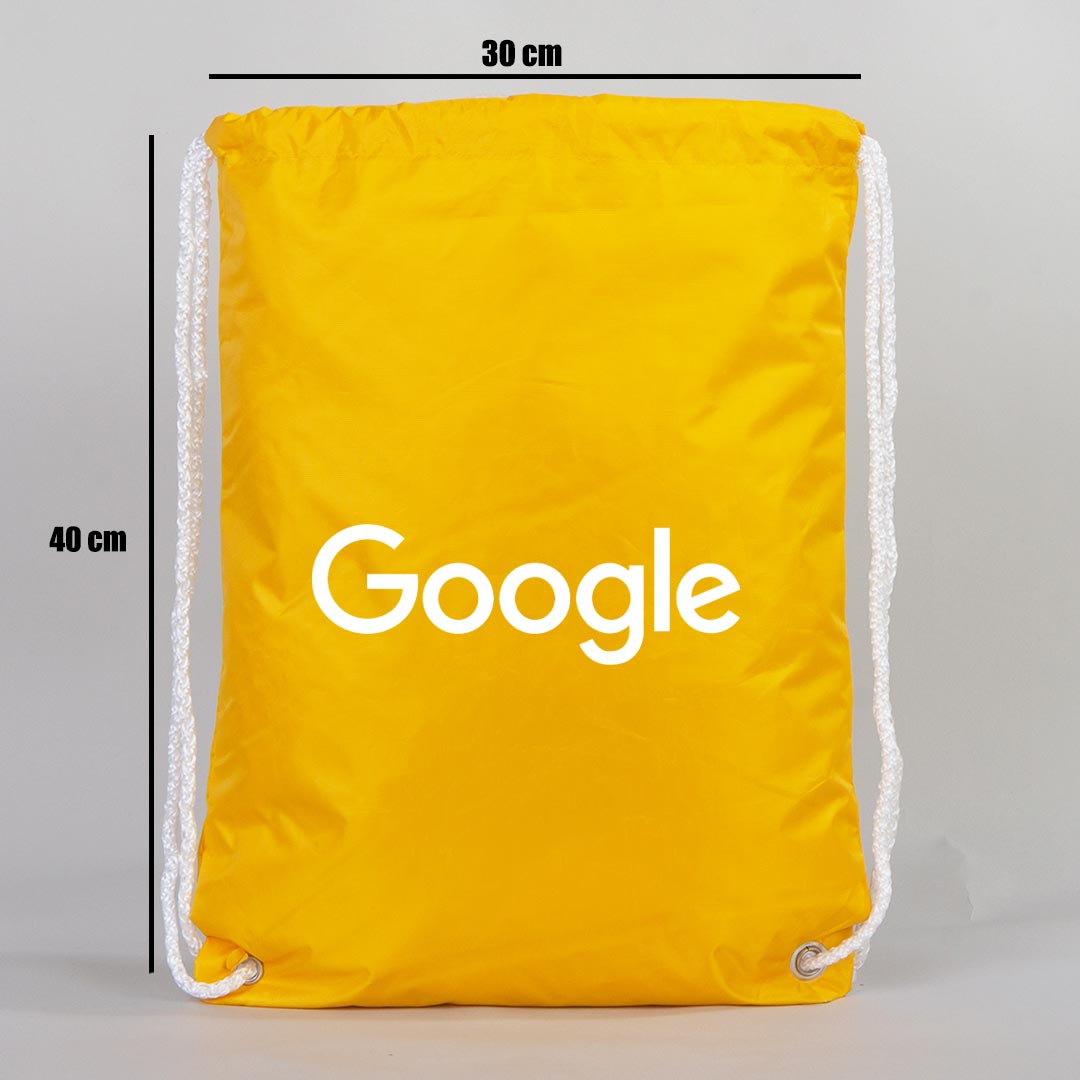 Imperteks Promosyon Sarı Büzgülü Sırt Çantası - Google