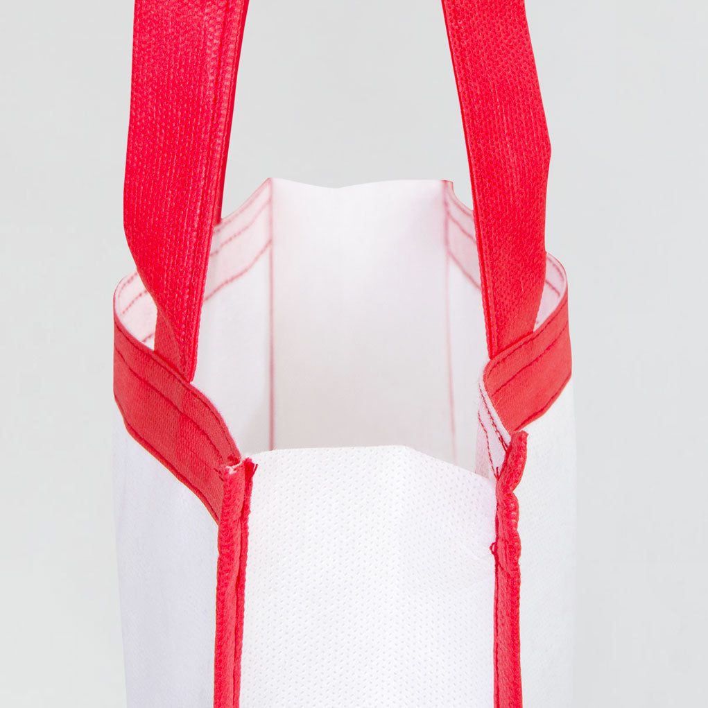 Tela Çanta - Kırmızı Biyeli Promosyon Çanta