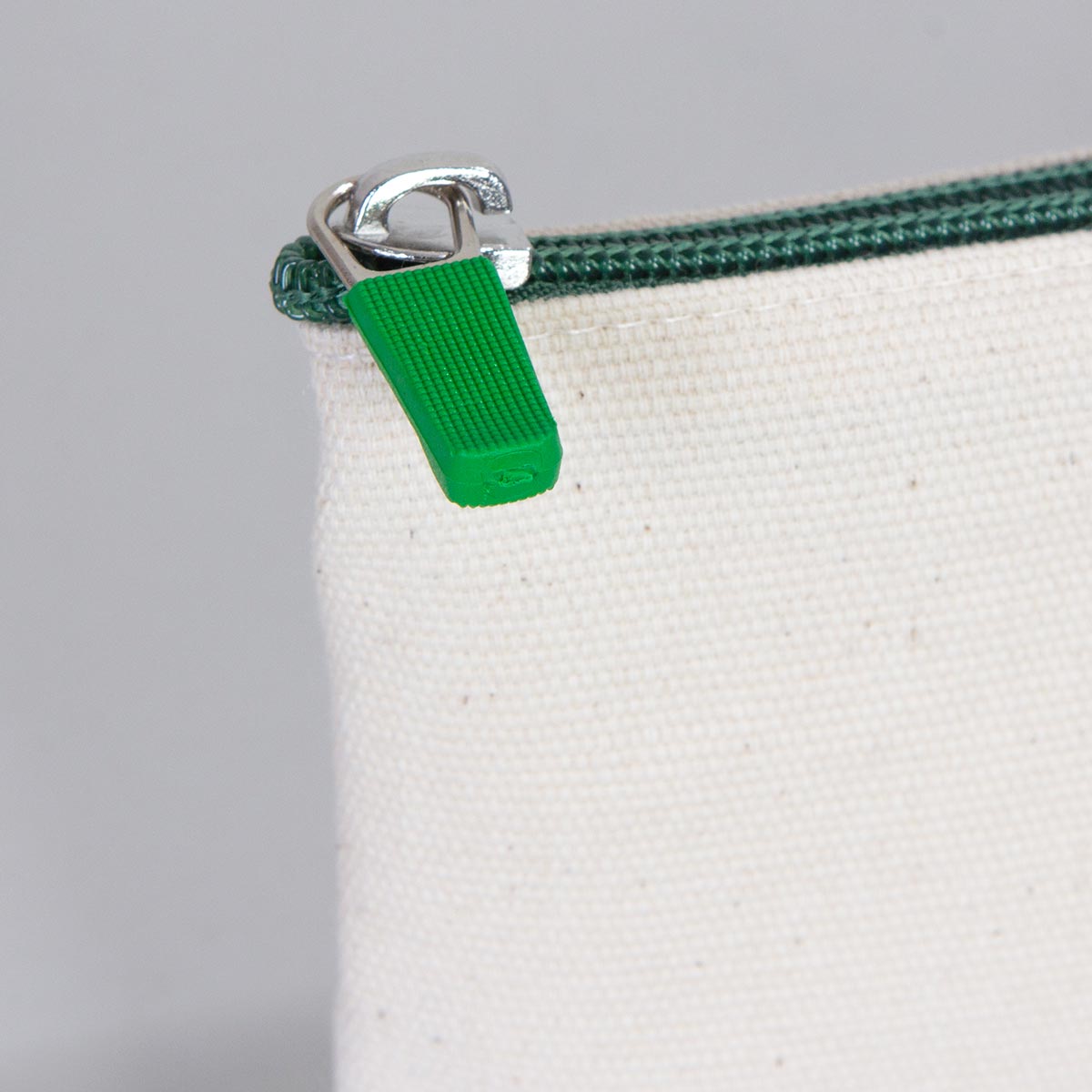 Kanvas Yeşil Clutch Çanta - Market Çantası