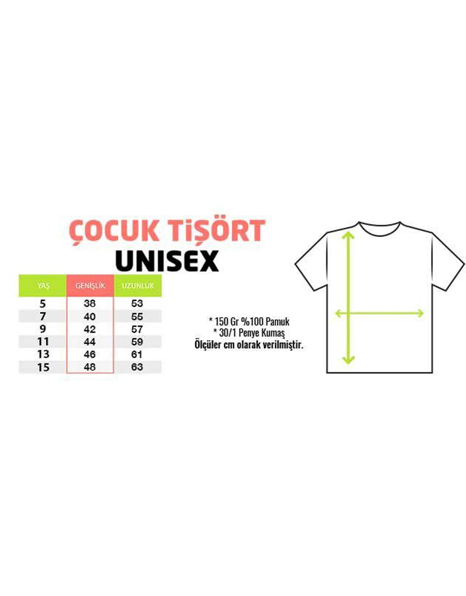 Baskılı Tişört Beyaz - 23 Nisan Hediyesi
