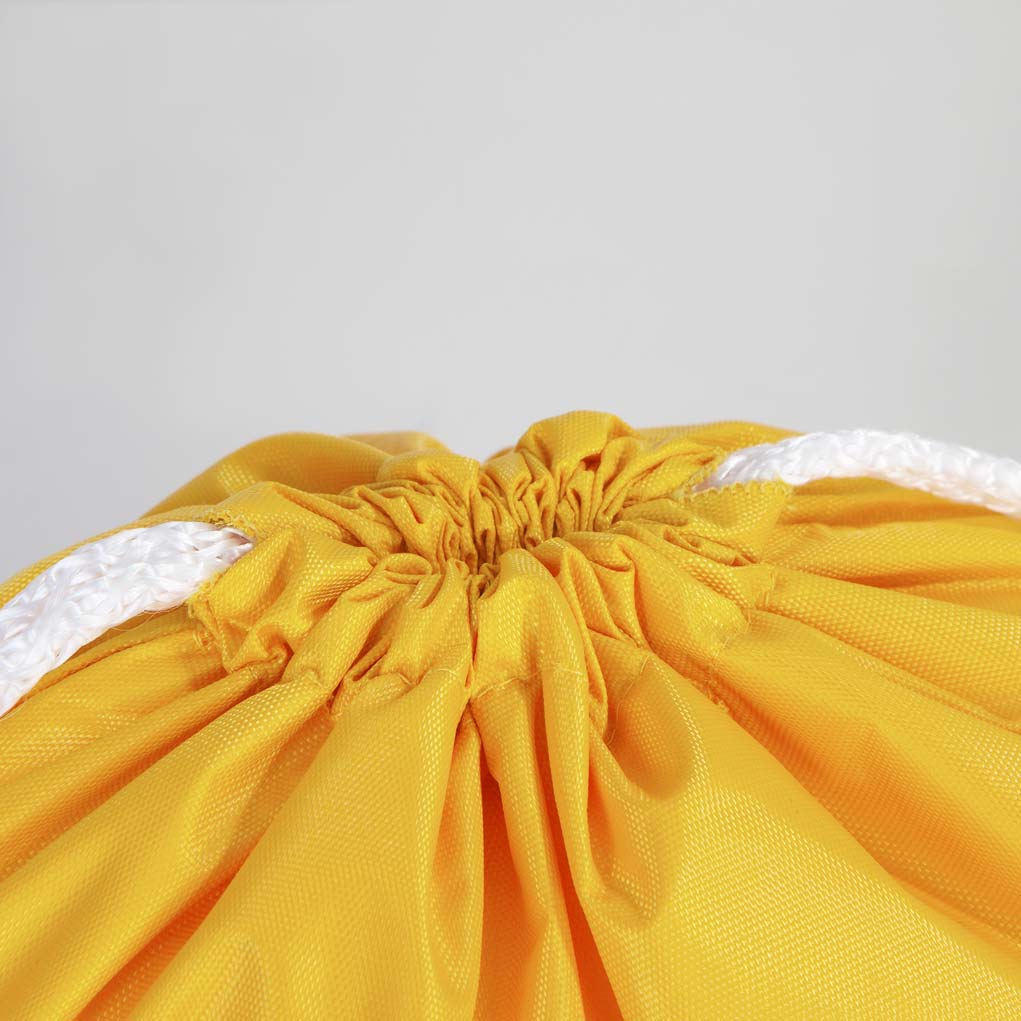 Sarı İmperteks Büzgülü Sırt Çanta - Ayakkabı Çantası