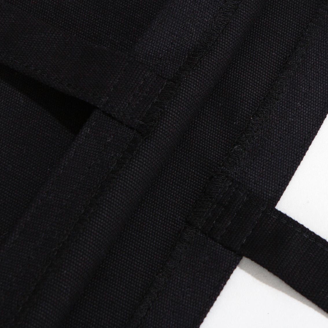 Classic Siyah Kanvas Çanta - Kırmızı Tam Körüklü 40x35x10 cm