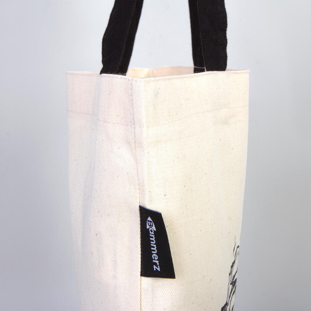 Bammerz Gabardin Siyah Kulp 35X40 cm Taksim Çanta