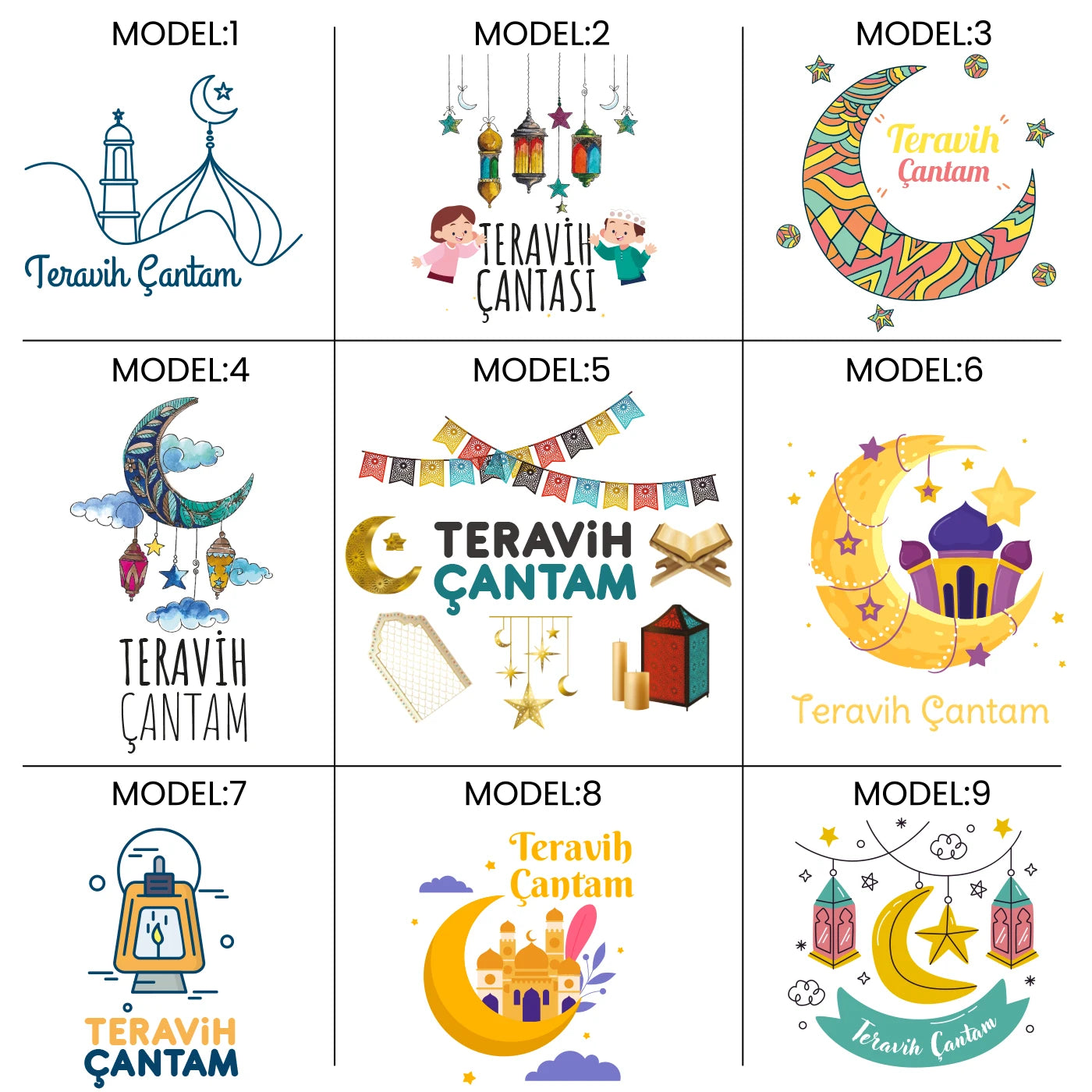 34x27x8 cm Kanvas Postacı Çantası - Teravih Çantası