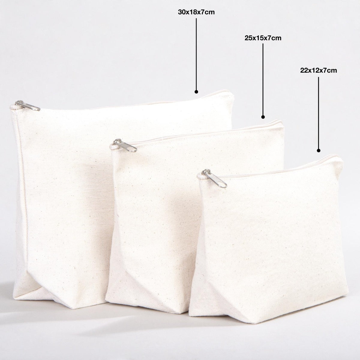 Kanvas Makyaj Çantası - Körüklü 25x15x7 cm