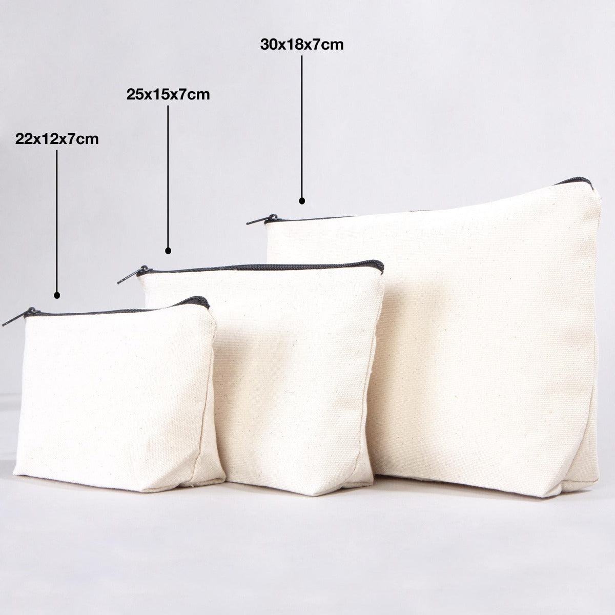 Kanvas Makyaj Çantası - Alttan Körüklü 30x18x7 cm