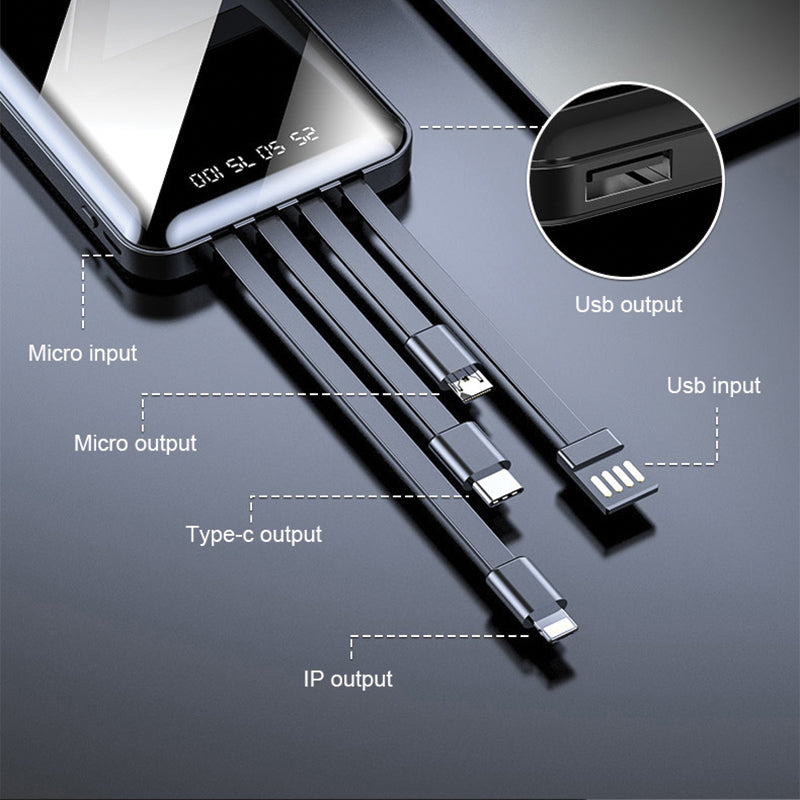 PB-4004 Siyah 10000 mAh Powerbank