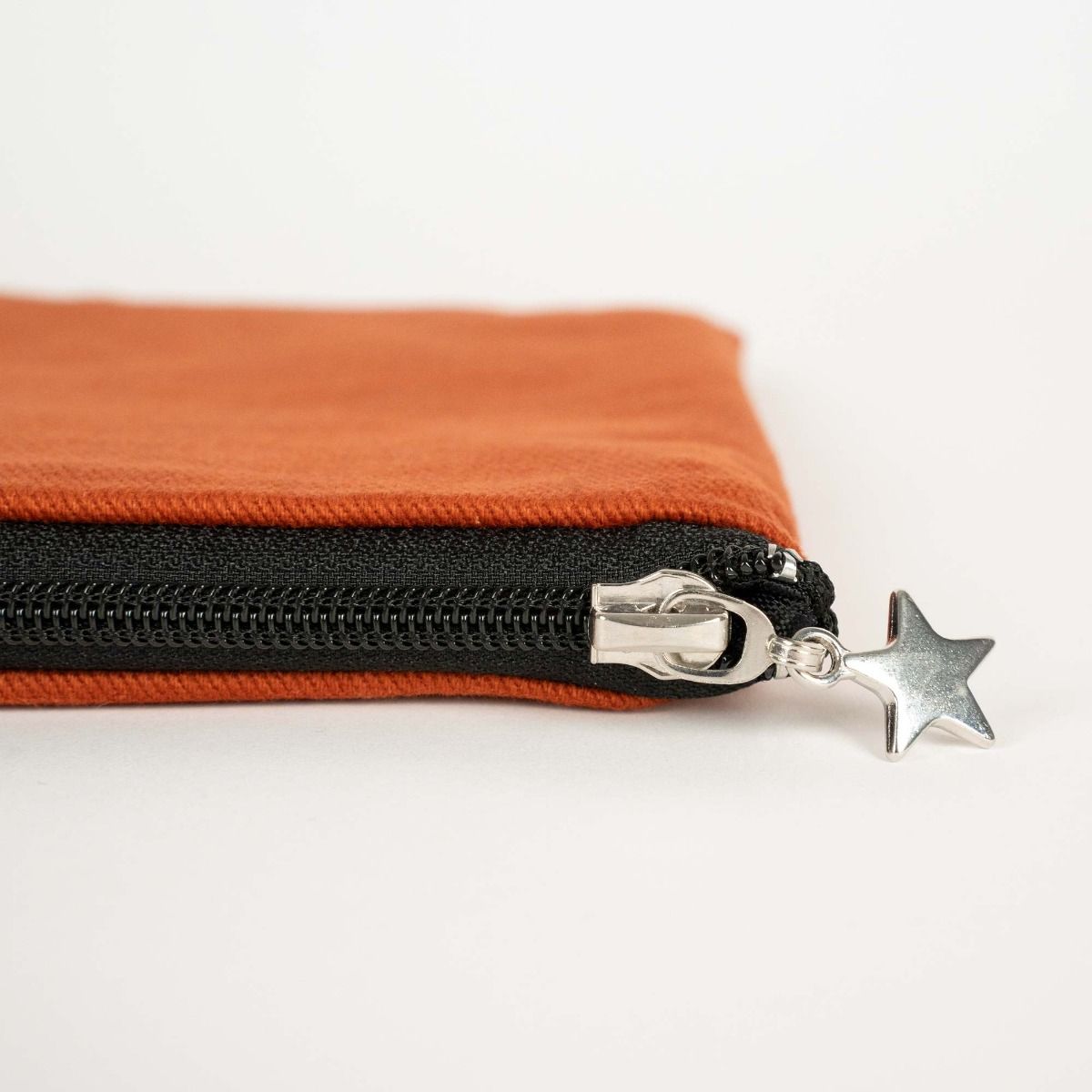 Clutch Kanvas Çanta Kiremit- 25x18 cm Astarlı (Özelleştirilebilir)