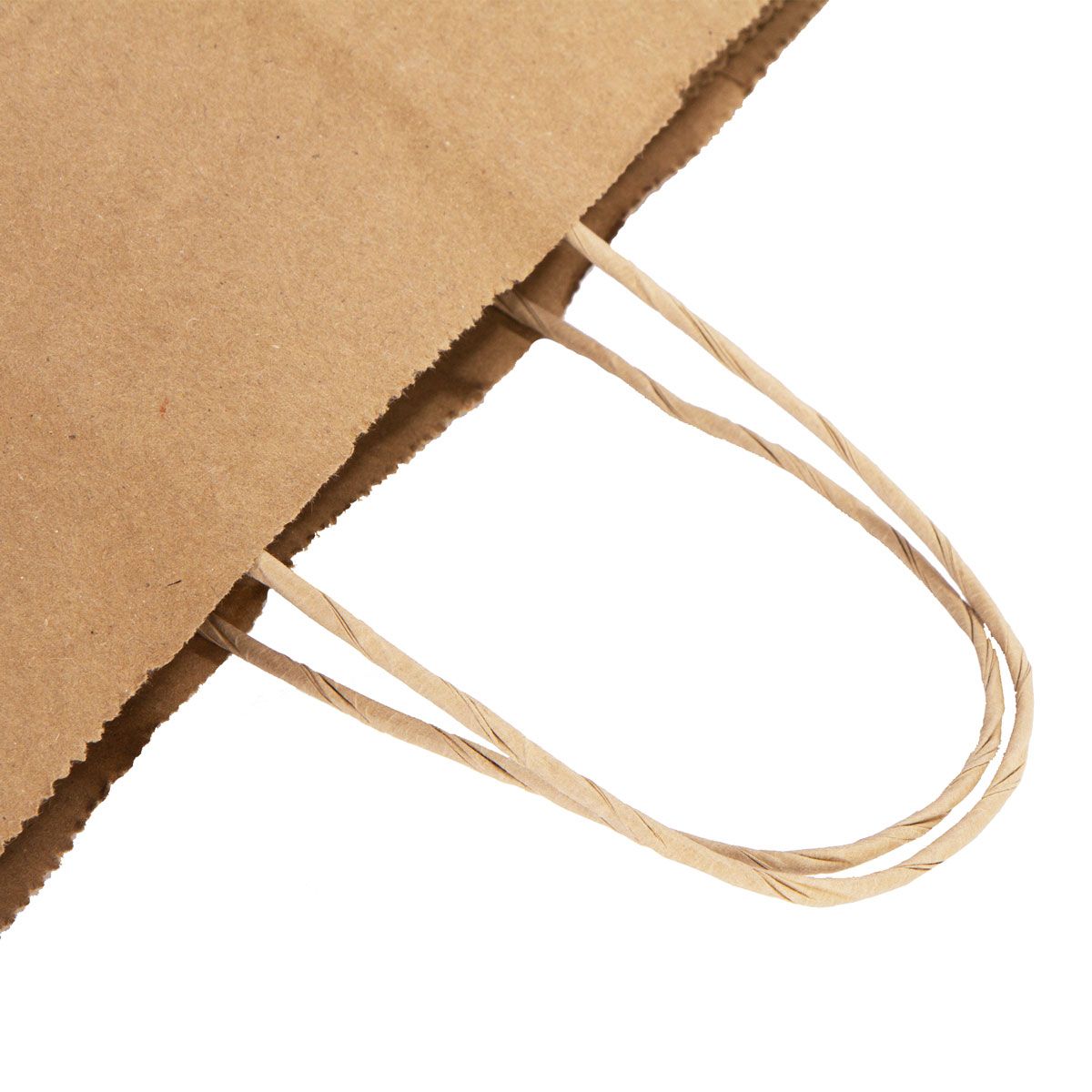 Kraft Kağıt Çanta İçten Burgu Saplı - 27x15x30 cm -Tek Renk Baskılı (Özelleştirilebilir)