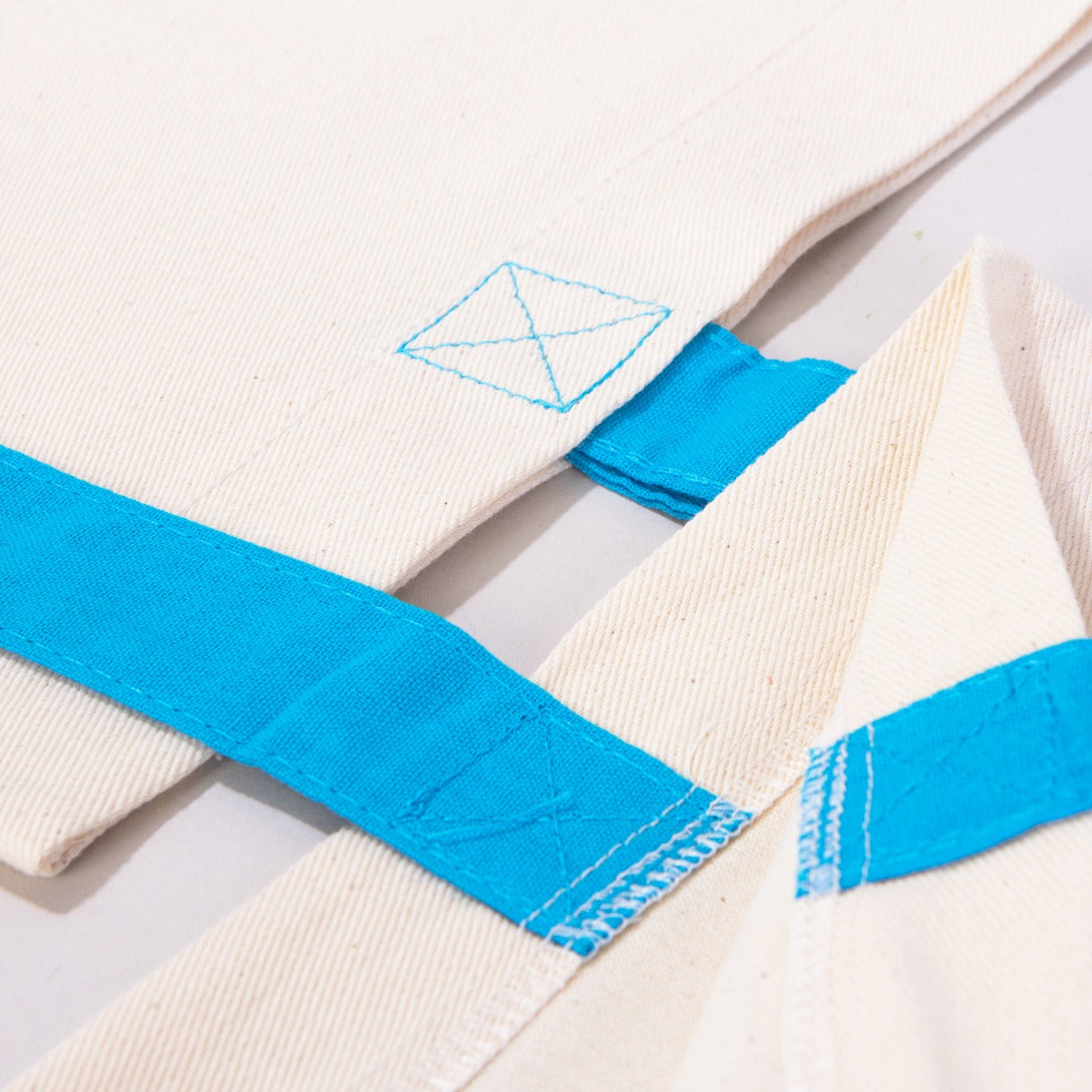 Boyanabilir 40x35 cm Gabardin Turkuaz Kulp Çanta - 23 Nisan Hediyesi