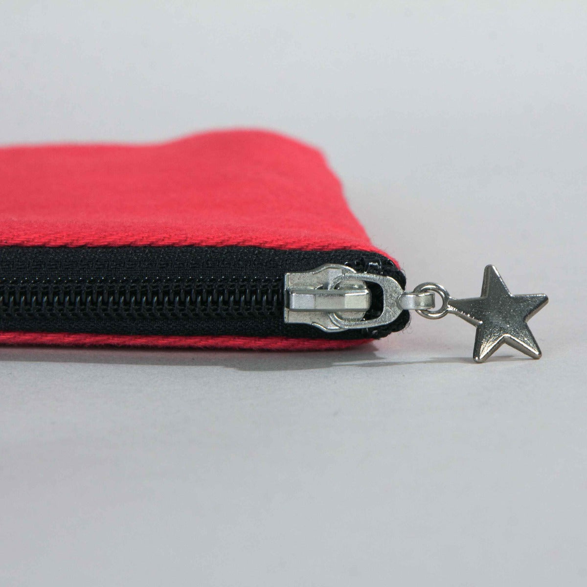 Clutch Kanvas Çanta Kırmızı (25x18) Astarlı