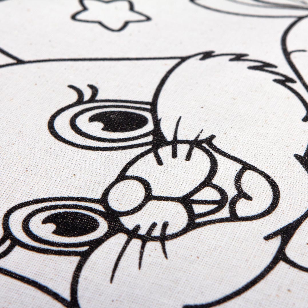 Bammerz Hambez Afacan Tavşan-Sevimli Dinozor Boyama Çanta 35x40cm