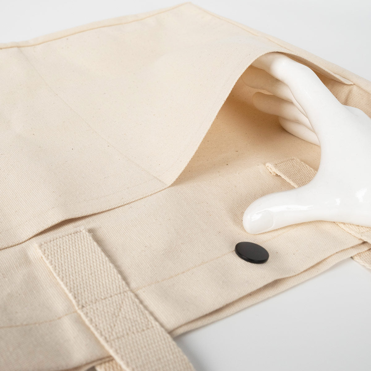 LUX Kanvas Çanta Ham Kulp- 40x35x10cm (Özelleştirilebilir)