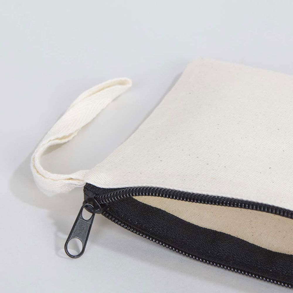 Kanvas Clutch Fermuar Detayı