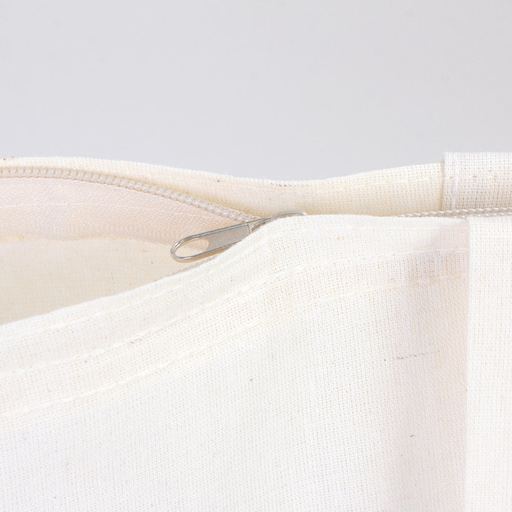 Fermuarlı Ham Bez Çanta 35x40cm