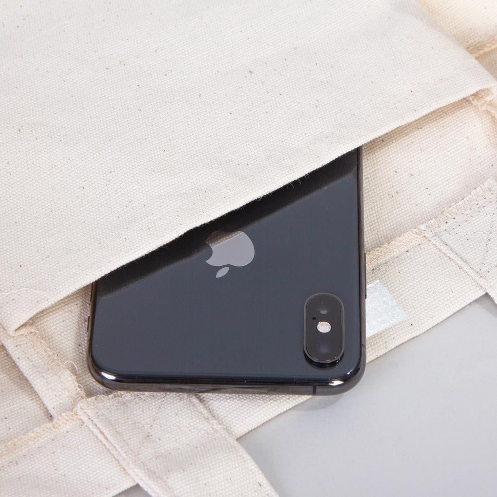 Kadınlar Günü Kanvas Çanta İç Cepli Cift Kulplu Cırtlı Körüklü