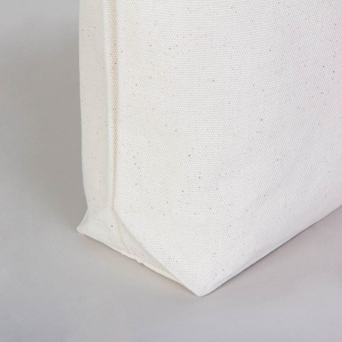 Modern Kanvas Çanta - Dıştan Siyah Örgü Kulp 45x35x8 cm (Özelleştirilebilir)