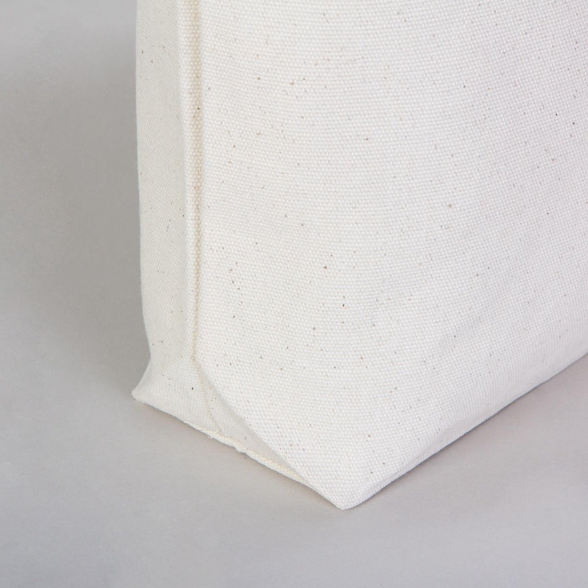 Modern Kanvas Çanta - Dıştan Örgü Kulp 45x35x8 cm