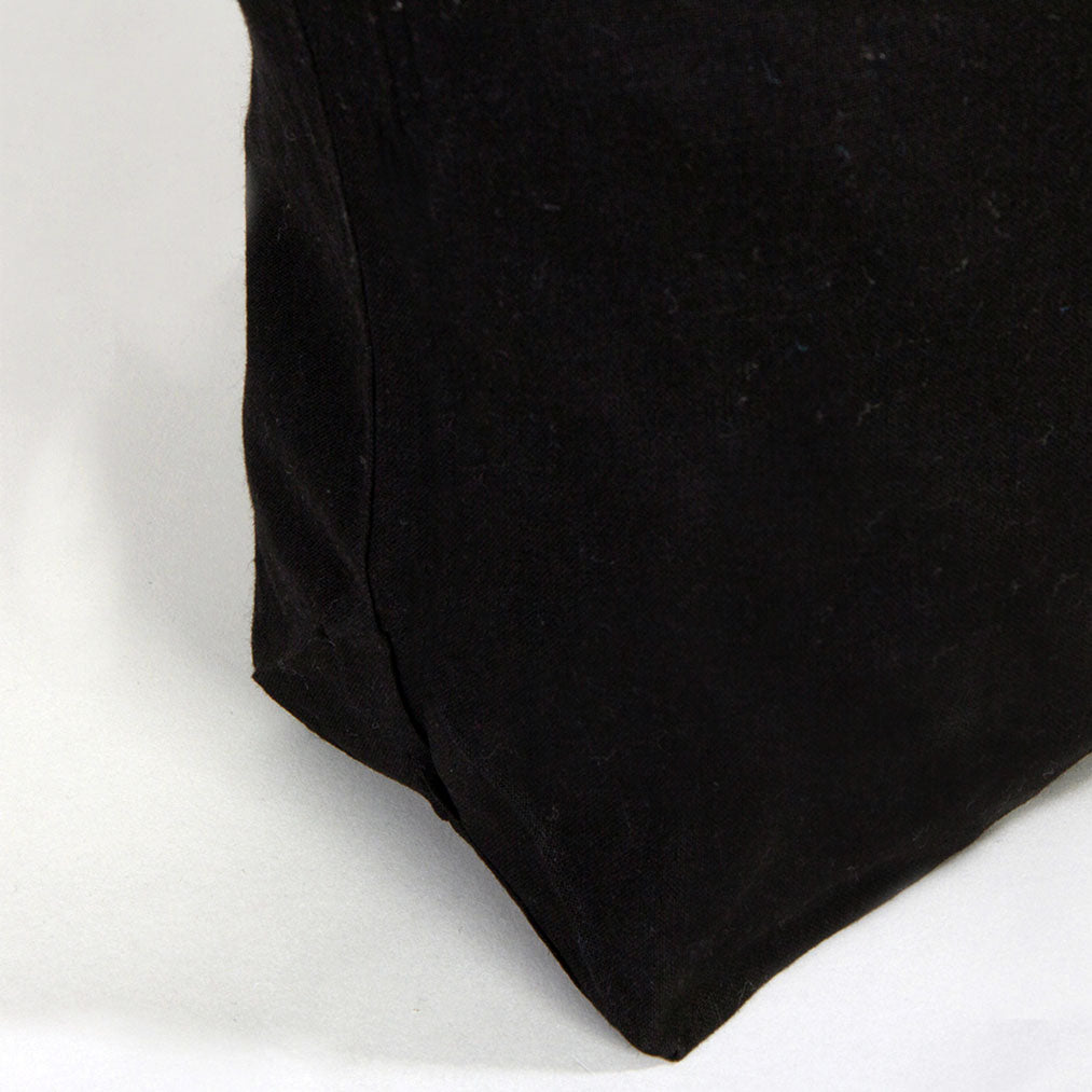 Katlanabilir Alışveriş Çantası Siyah 48x41x10cm (Özelleştirilebilir)