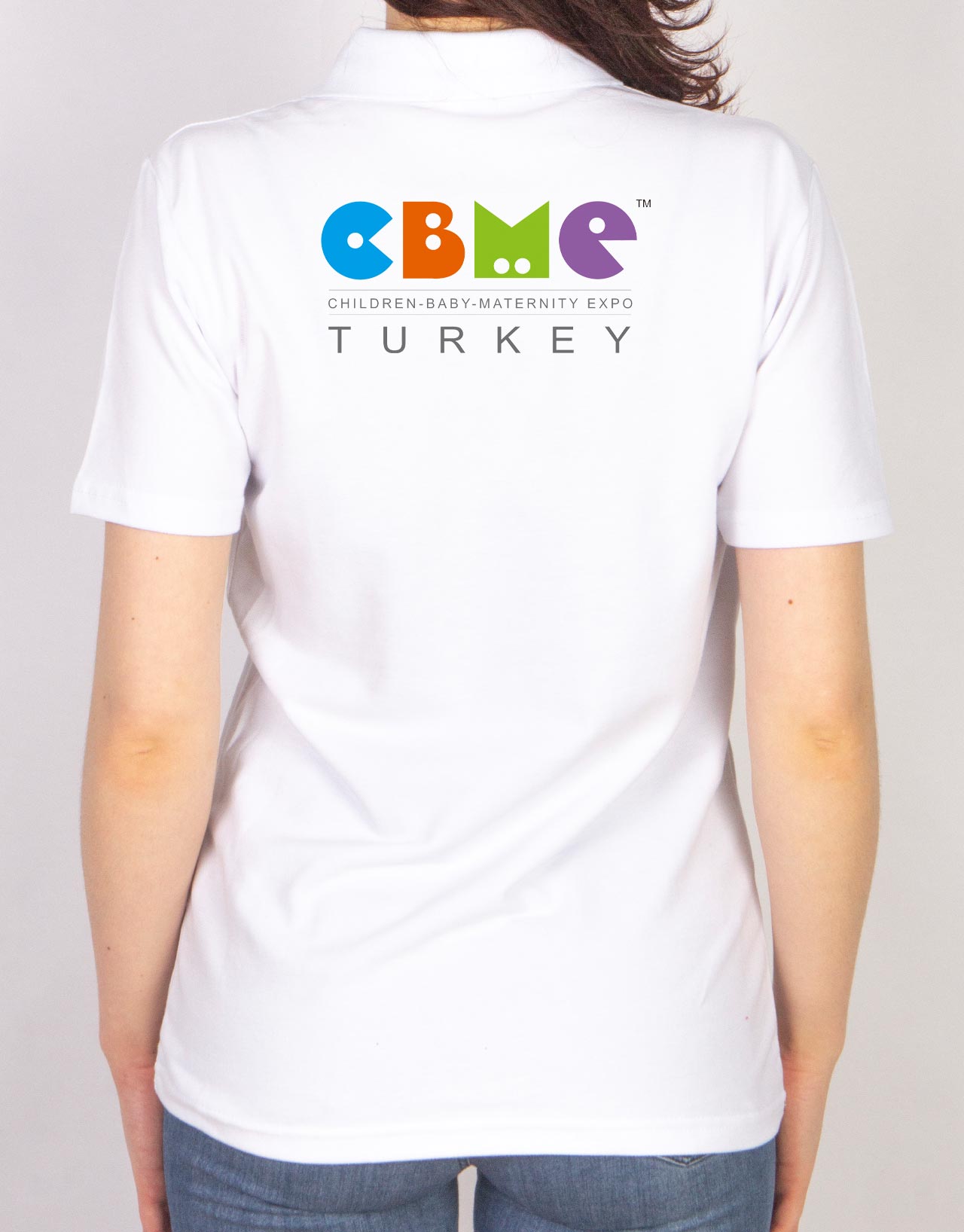 Polo Yaka Beyaz Tişört - İstanbul Kids Fashion