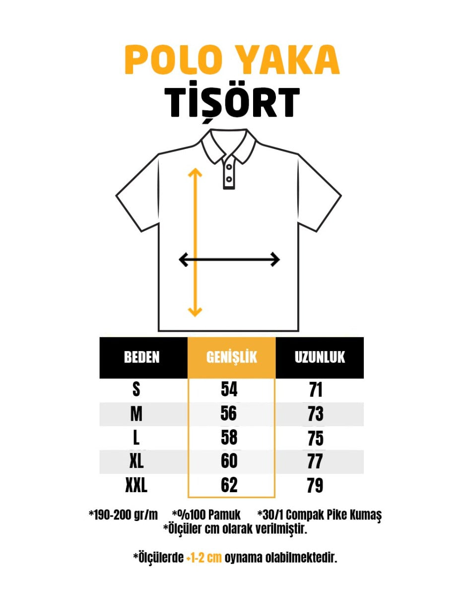 Polo Yaka Tişört Kırmızı