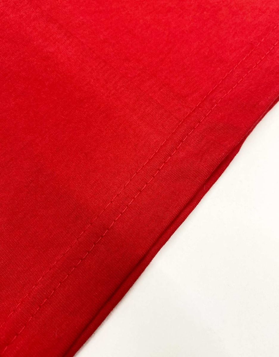 Ay Yıldız Baskılı Çocuk Tişört - Kırmızı