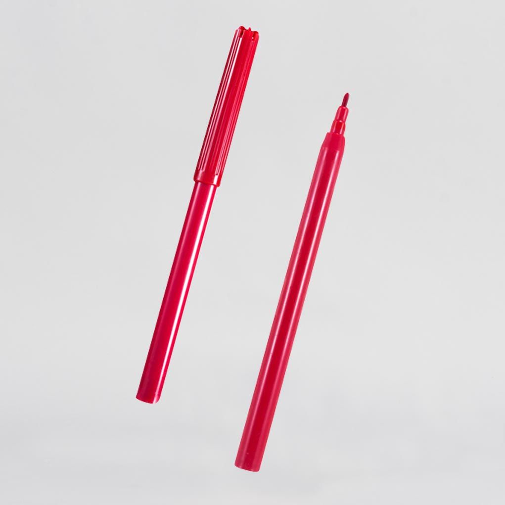 Yıkanabilir Büzgülü Eğlence Seti - 5 Adet Boyanabilir Büzgülü Boyanabilir Çanta / 1 Adet Keçeli Kalem 12'li