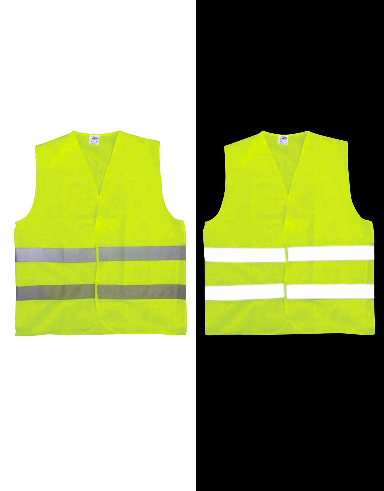 Reflektörlü İkaz Yeleği - Yeşil