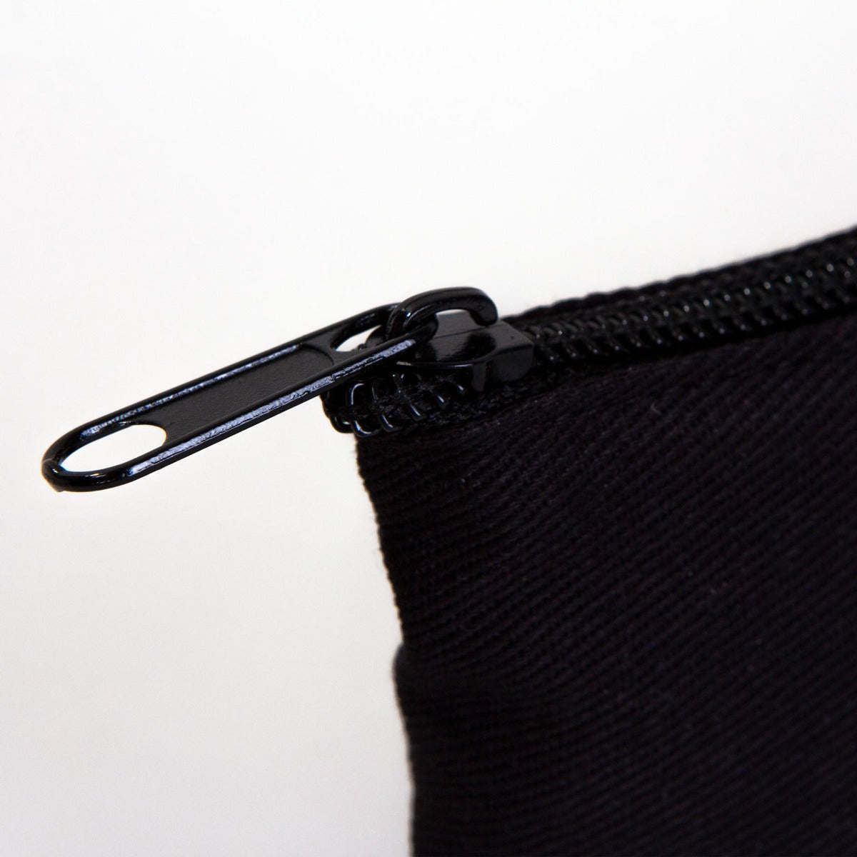 Bez Kalemlik ve Makyaj Çantası - Siyah 21x10 cm (Özelleştirilebilir)