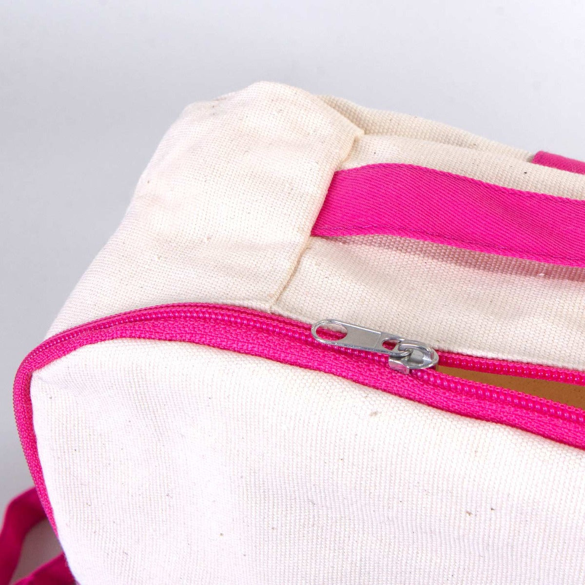 Boyanabilir 25x32x10 cm Fuşya Renk VIP Kanvas Sırt Modeli - 23 Nisan Hediyesi