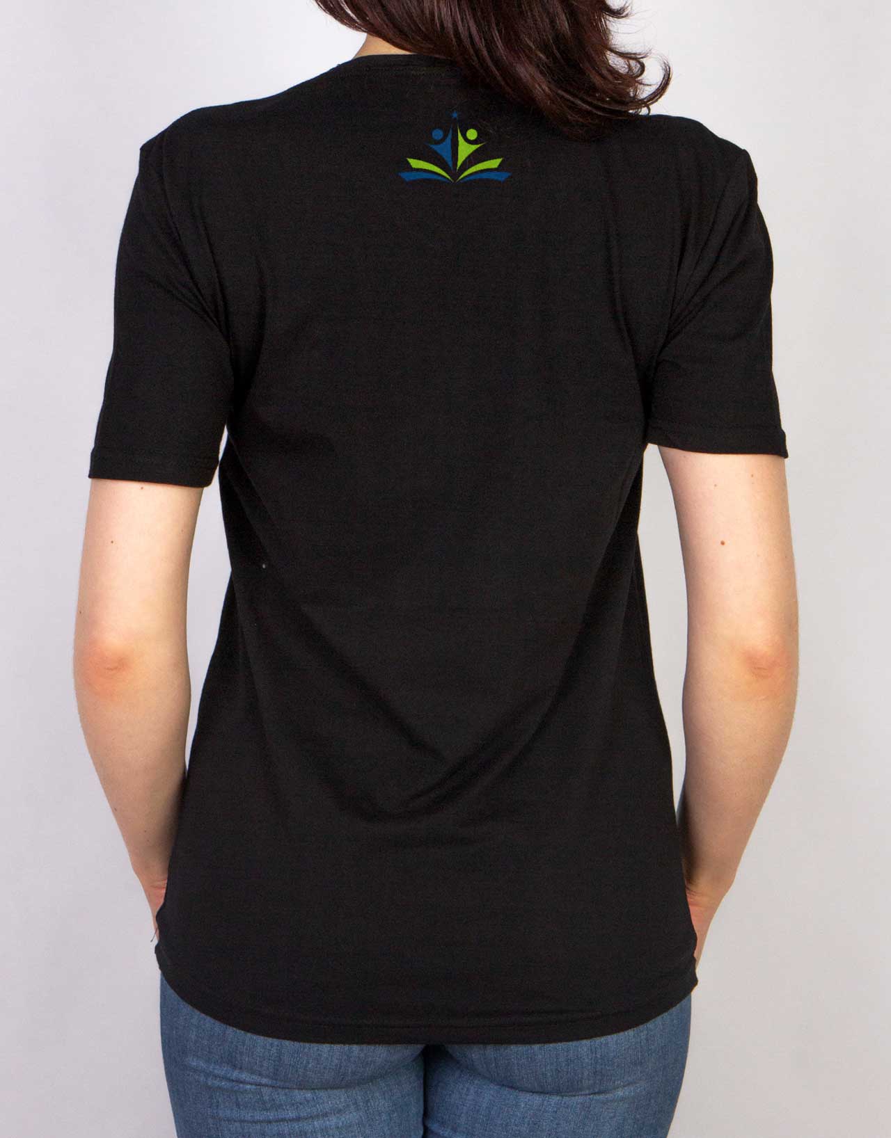 V Yaka Tişört Siyah - Sınav Koleji - Öğrenci Kıyafeti