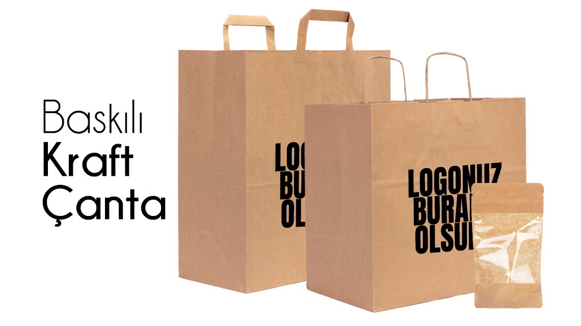 Baskılı Kraft Çanta