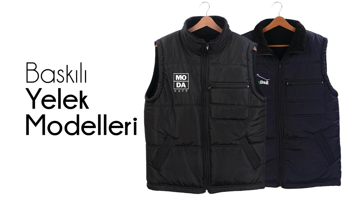 Baskılı Yelek Modelleri