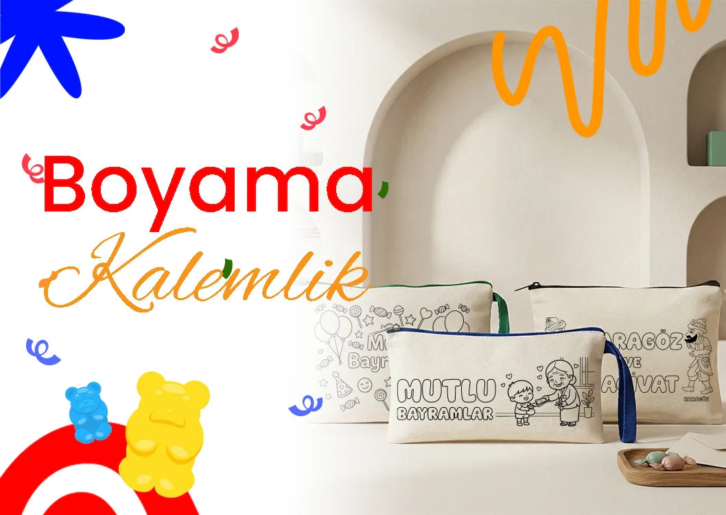 Ramazan Bayramı Boyama - Kalemlikleri -İstePromosyon