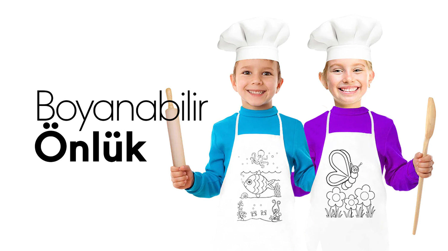 Boyanabilir Mutfak Önlükleri