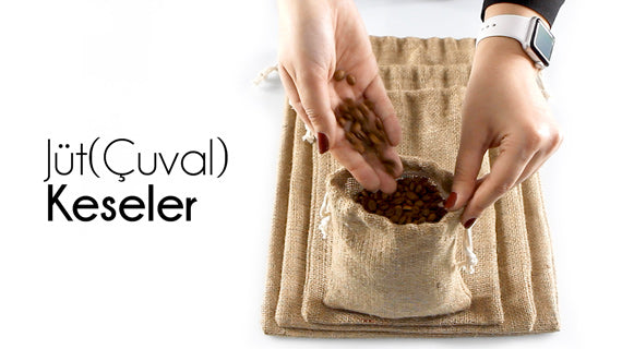 Jüt çuval kese modelleri - toptan logo baskılı