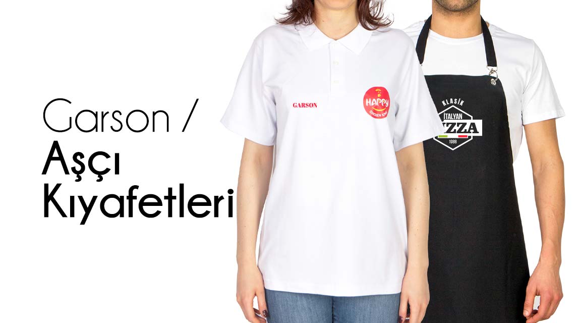 Garson - Aşçı Kıyafetleri