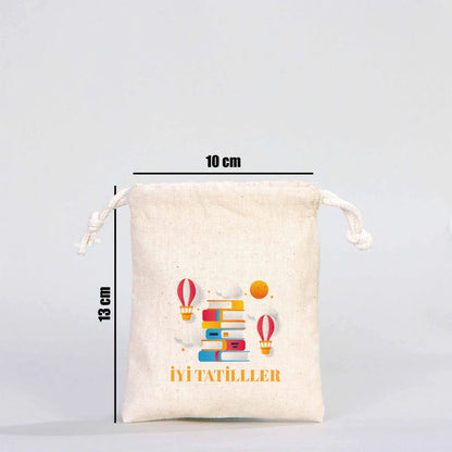 Karne Günü Sürpriz Hediye Kesesi – Ham Bez, 10×13 cm (Özelleştirilebilir)